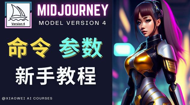 Midjourney新手入门教程，轻松创作顶级图像，命令参数-新手教程-虚拟资源库