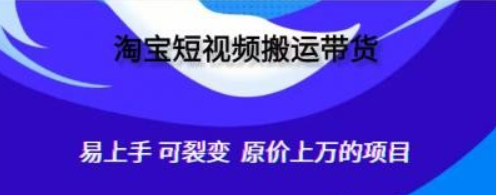 淘宝短视频搬运带货 易上手 可裂变-虚拟资源库