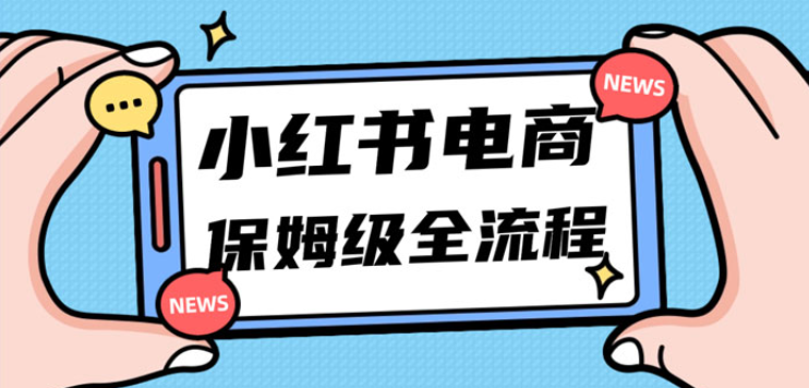 小红书电商课全流程 月入5w 小红书掘金11月最新玩法 小白新手也能快速上手-虚拟资源库