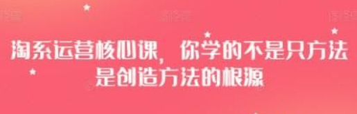 淘系运营核心课，你学的不是只方法是创造方法的根源-虚拟资源库