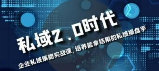 私域-2.0时代：企业私域策略实战课，培养能拿结果的私域操盘手-虚拟资源库