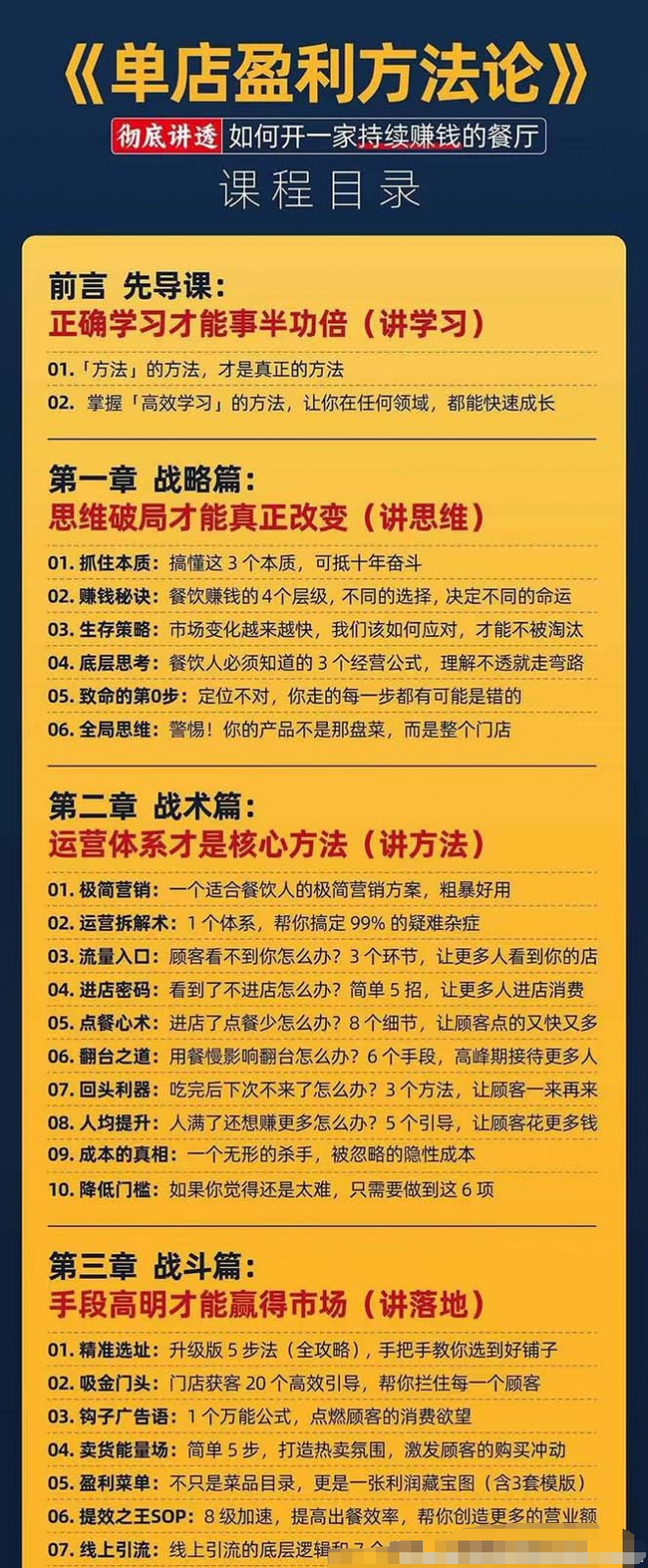 餐饮店盈利实操方法 教你怎样开一家持续能赚钱的餐厅-虚拟资源库