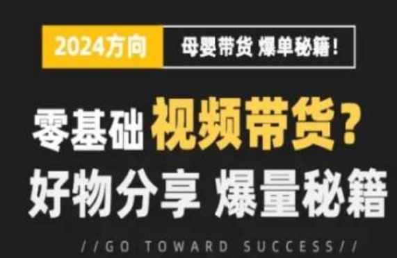 短视频母婴赛道实操流量训练营 零基础视频带货 好物分享 爆量秘籍-虚拟资源库